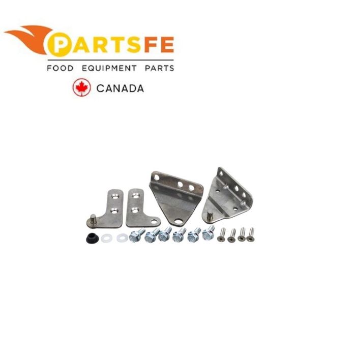 Glastender 06006207 Left Hinge Set Brackets 180 Swing
