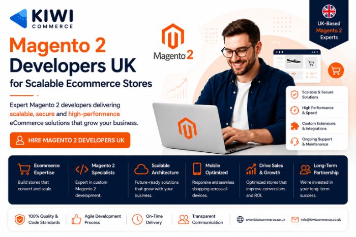 Hire Magento 2 Developer UK for Ecommerce Projects