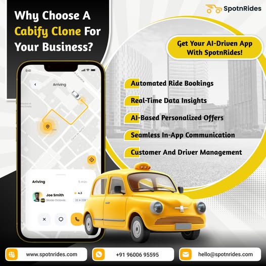 Looking for a Smart Cabify Clone App Solution?