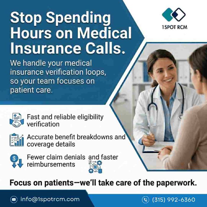Medical insurance verification services in USA