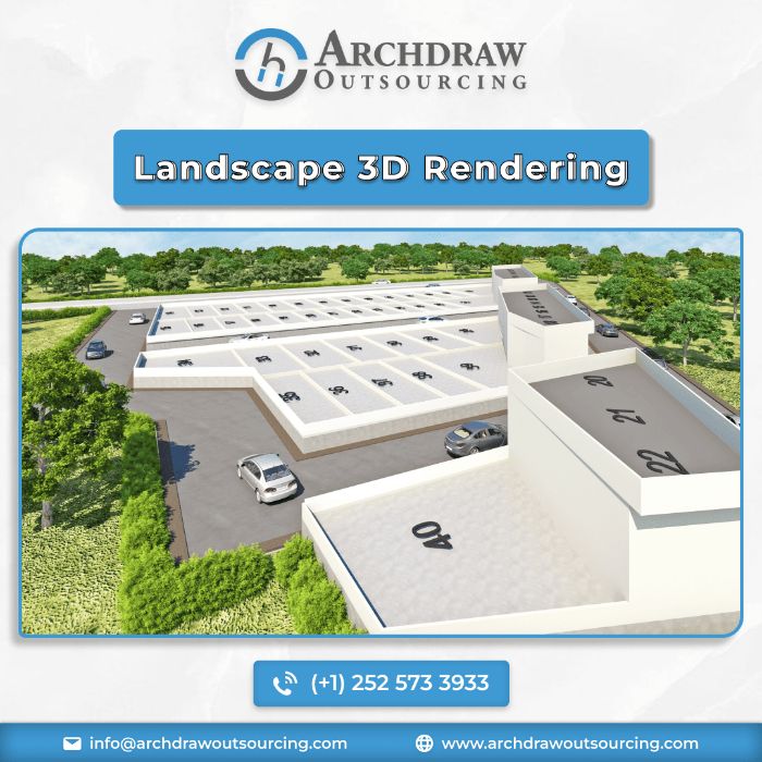 Photorealistic 3D Landscape Rendering Services for Real Estate Architects