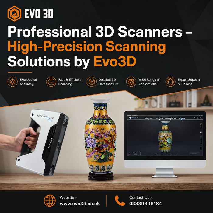 Professional 3D Scanners: HighPrecision Scanning Solutions by Evo3D