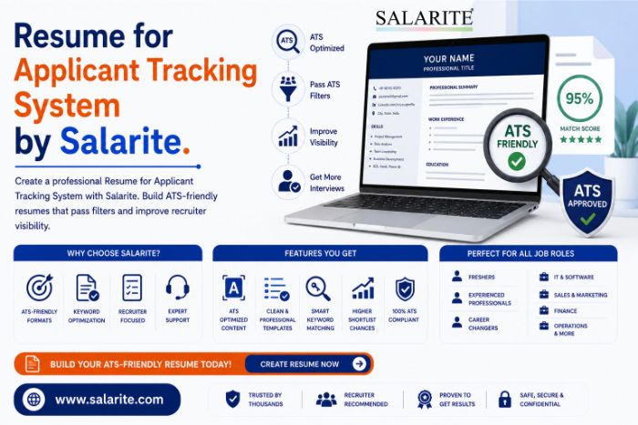 Resume for Applicant Tracking System by Salarite.