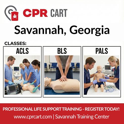 Savannah CPR Certification Classes AHA BLS, ACLS PALS Courses