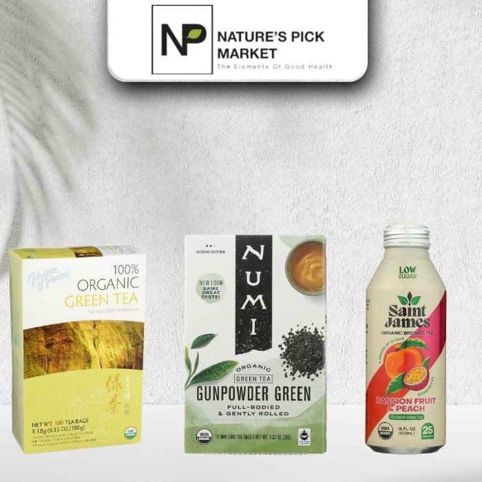 Shop Organic Green Tea for Detox Healthy Living Natures Pick Market