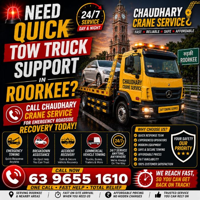 Transportation Service Truck Repair Shop Auto Wrecker Emergency Roadside Assistance