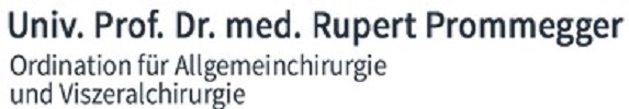 Univ. Prof. Dr. med. Rupert Prommegger