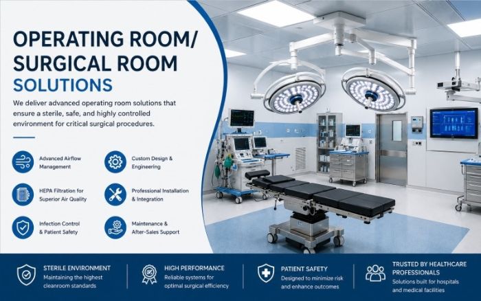 Advanced Operating Room Surgical Room Solutions