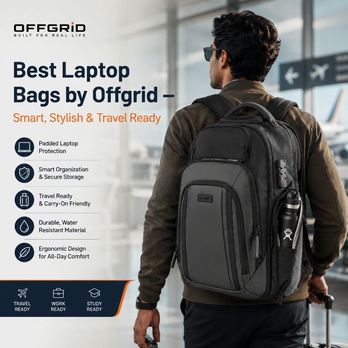 Best Laptop Bags by Offgrid Smart, Stylish Travel Ready