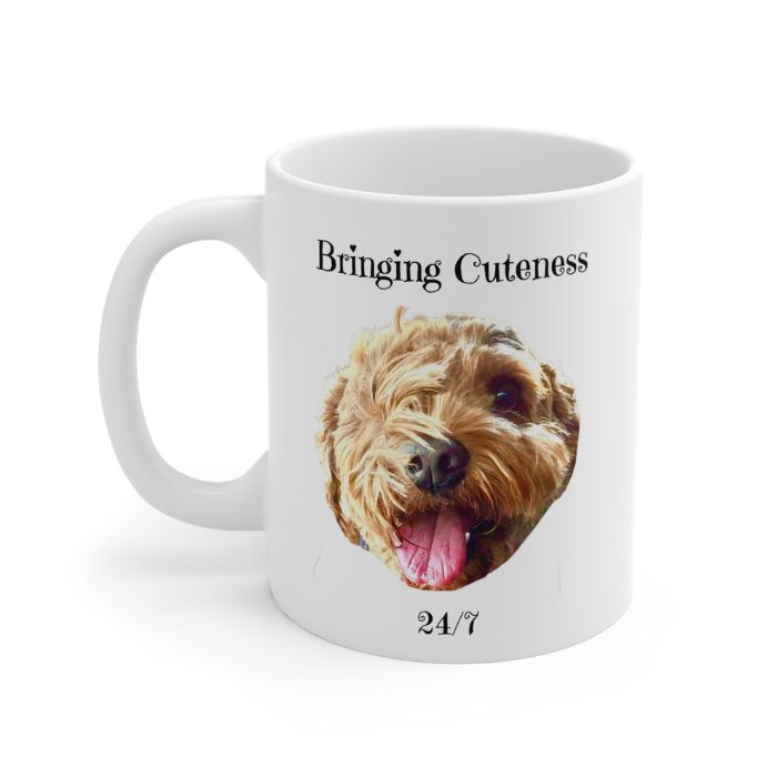 Buy Spring Season Cute Doodle Dog Mug Online in USA