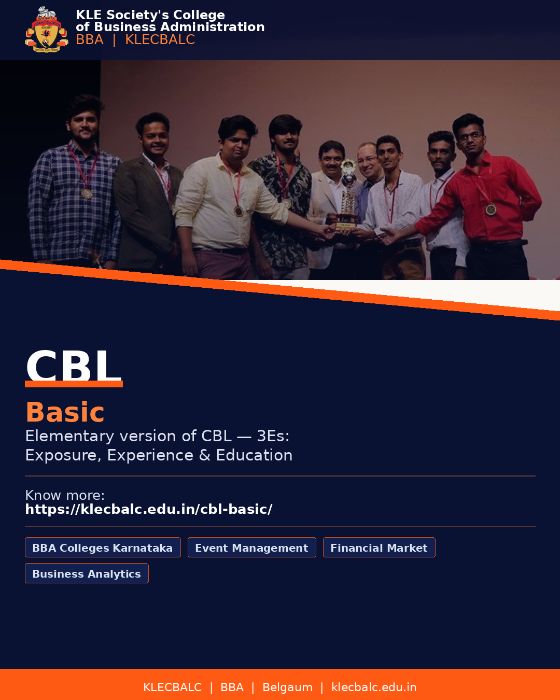 CBL Basic bba colleges in karnataka KLE BBA