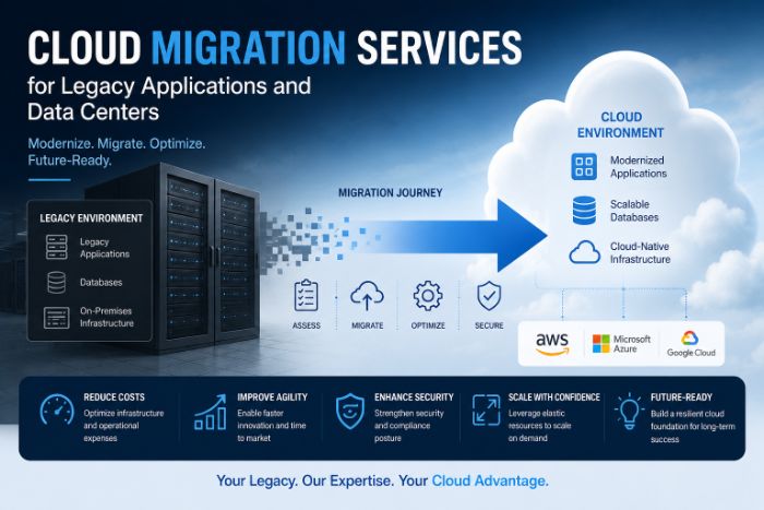 Cloud Migration Services for Legacy Applications and Data Centers.