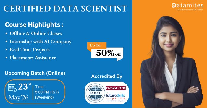 DataMites Data Science Course in Palakkad