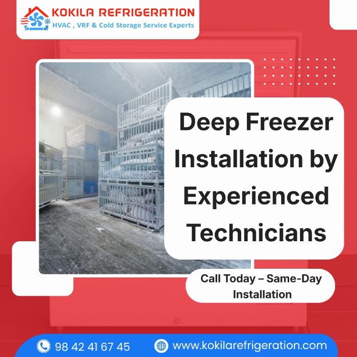 Deep Freezer Installation by Experienced Technicians