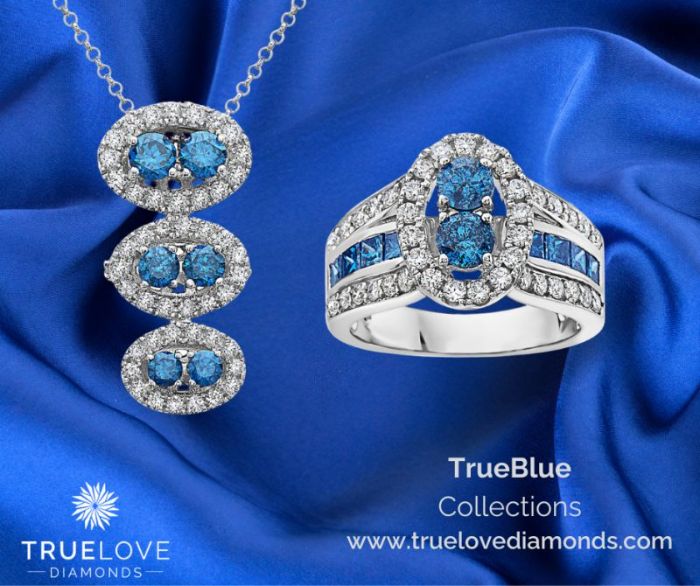 Discover timeless elegance with a True Blue Diamond Ring