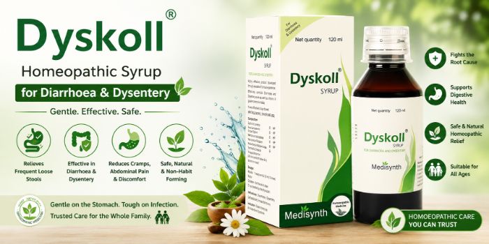 Dyskoll Syrup for Diarrhoea Dysentery Relief
