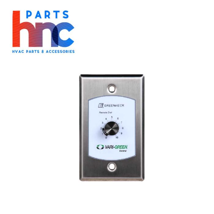 Greenheck 385803 Varigreen Remote Dial MinMax Set