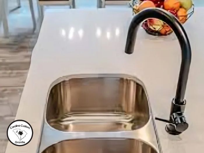 Inhouse countertop cutting and modification Carolina Custom Granite