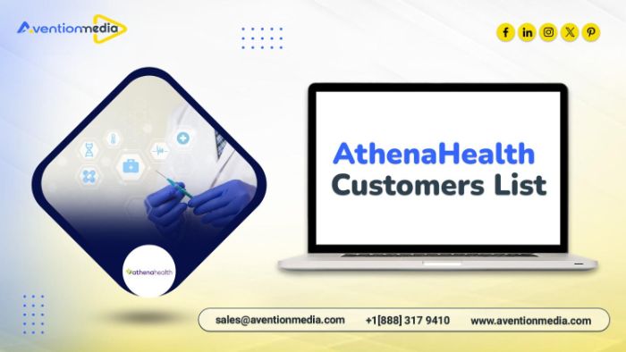 Invest In a specialized AthenaHealth Customers List email list