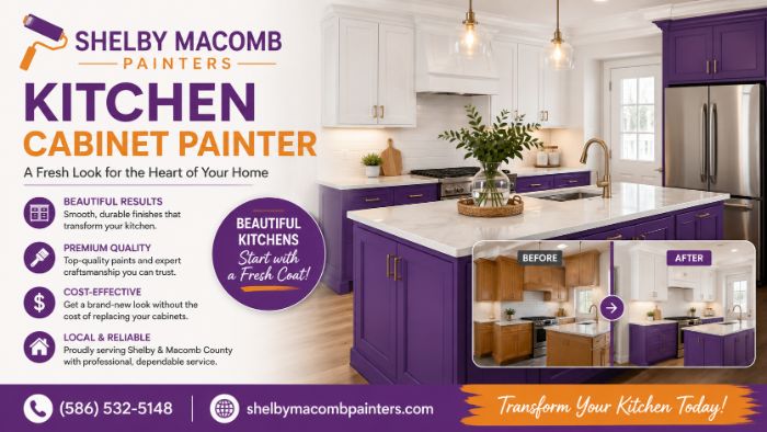 Kitchen Cabinet Painter Shelby Macomb Painters
