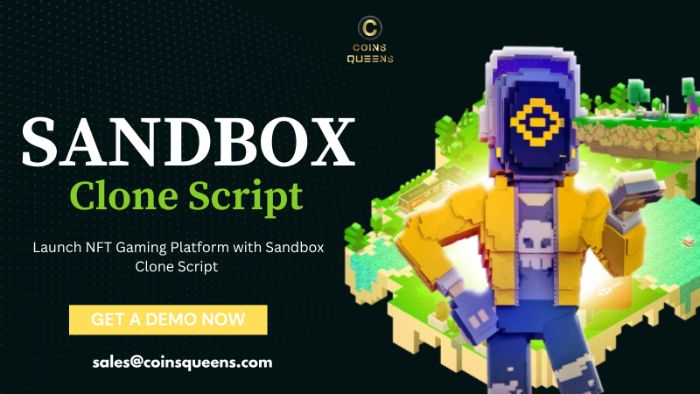 Launch NFT Gaming Platform with Sandbox Clone Script