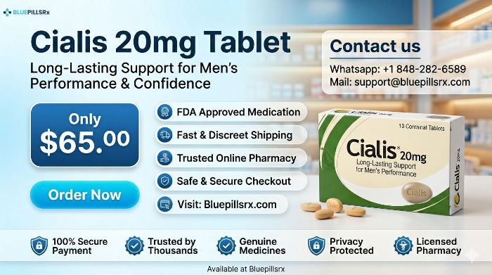 Long Lasting Cialis 20mg Tablets
