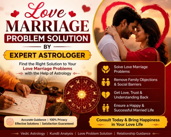 Love Marriage Problem Solution by Expert Astrologer