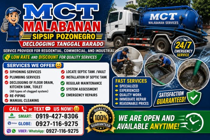 MALABANAN SEPTIC TANK SERVICES