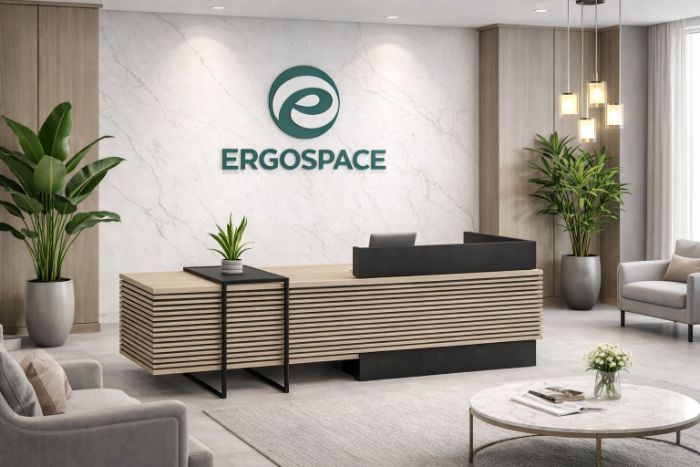Modern Reception Desk Designs for Offices in Dubai