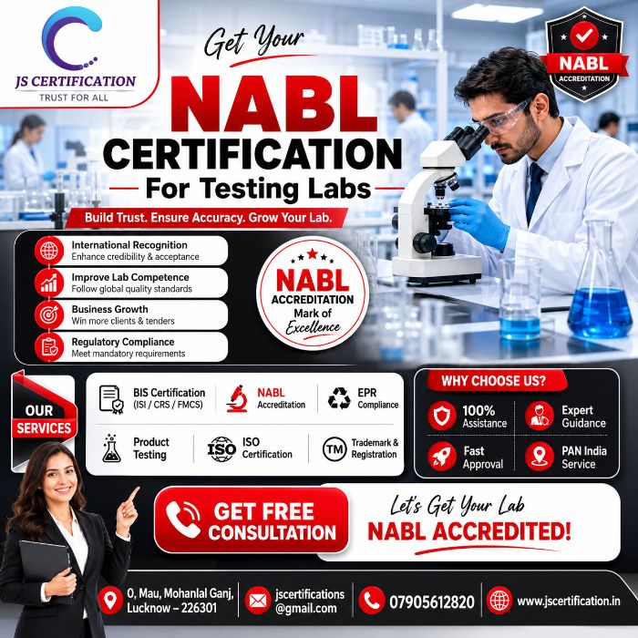 NABL certification for testing labs