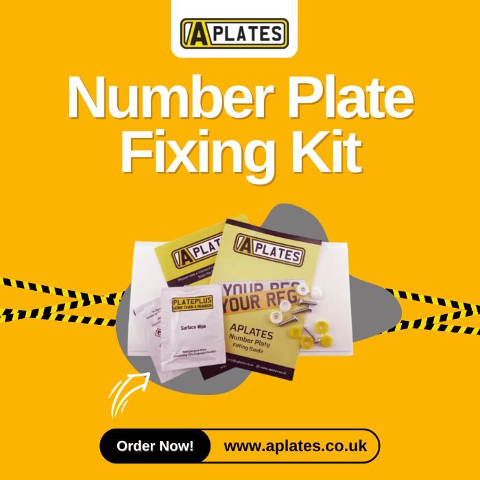Number Plate Fixing Kit