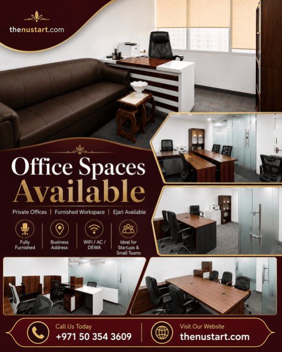 Office Space Dubai with Ejari Business Address