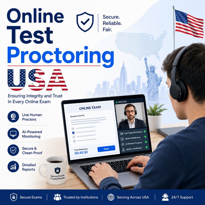 Online Test Proctoring USA