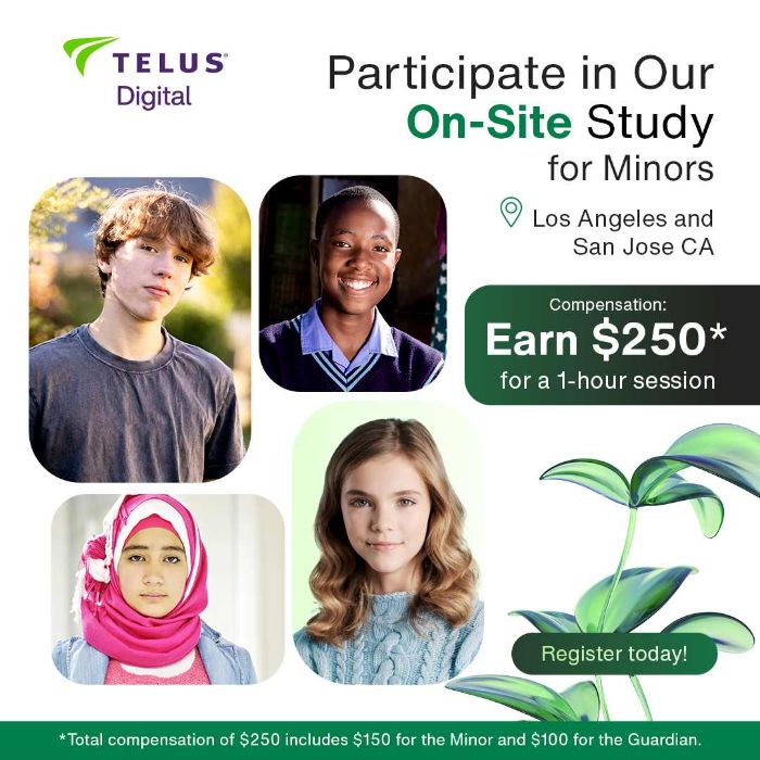 Paid Research Study for Teens