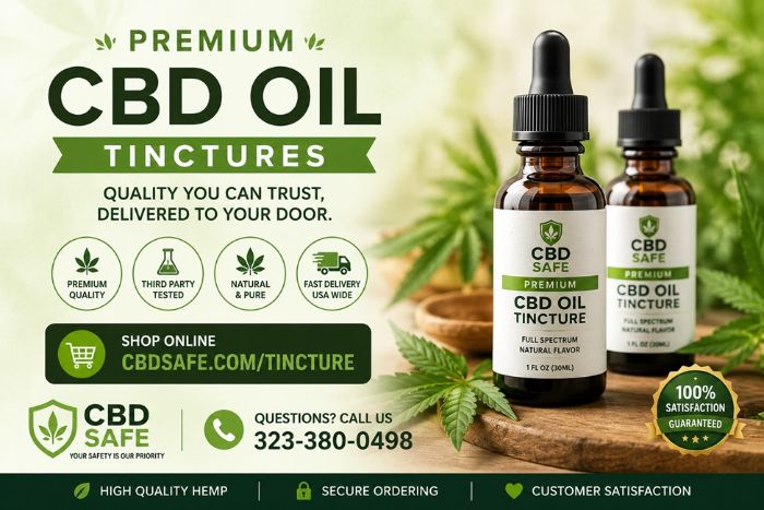 Premium Hemp Tinctures Delivered Fast