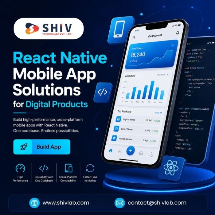 Professional React Native Development Company Shiv Technolabs