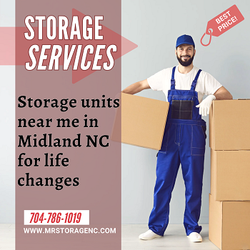 Storage units near me in Midland NC