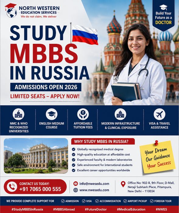 STUDY MBBS IN RUSSIA ADMISSIONS OPEN 2026