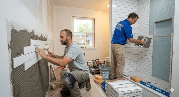 tile installation services in Hockessin