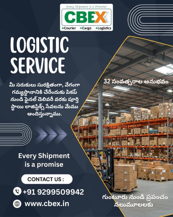Top International Courier Services Guntur