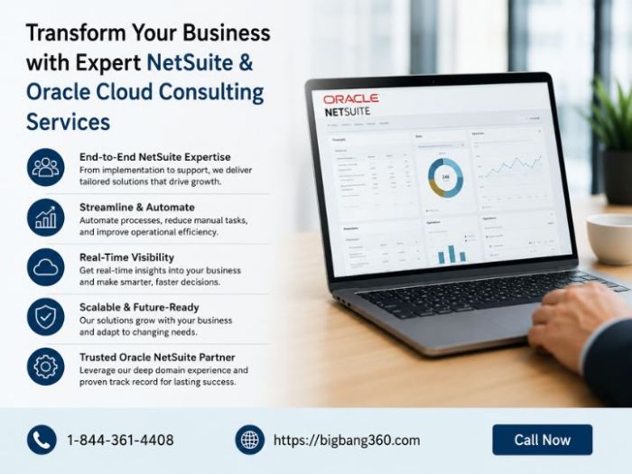 Transform Your Business with Expert NetSuite Oracle Cloud Consulting Services
