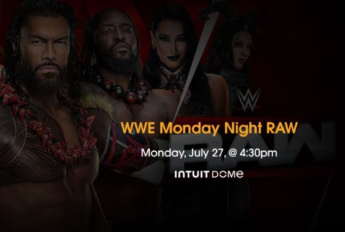 WWE Monday Night RAW Tickets 2026