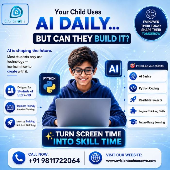 Your child already uses AI everyday AI Python Training for Students