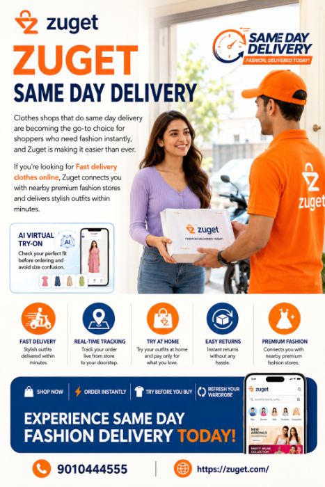 Zuget same day delivery