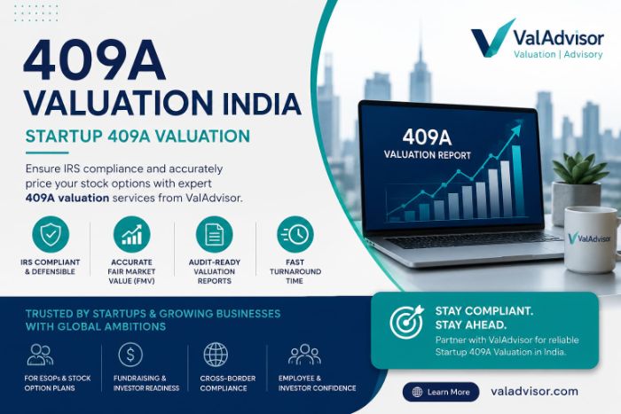 409A Valuation India Startup 409A Valuation