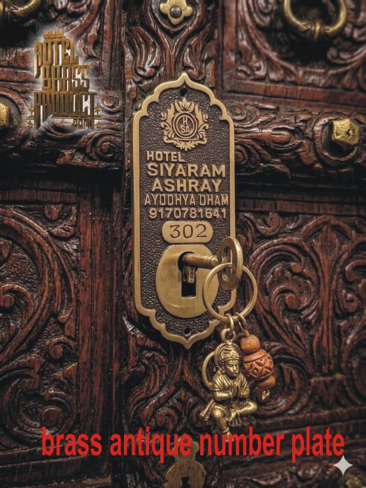 5.HOTEL BRASS DOOR NUMBER MANUFACTURER