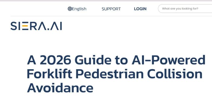 A 2026 Guide to AIPowered Forklift Pedestrian Collision Avoidance SIERA.AI