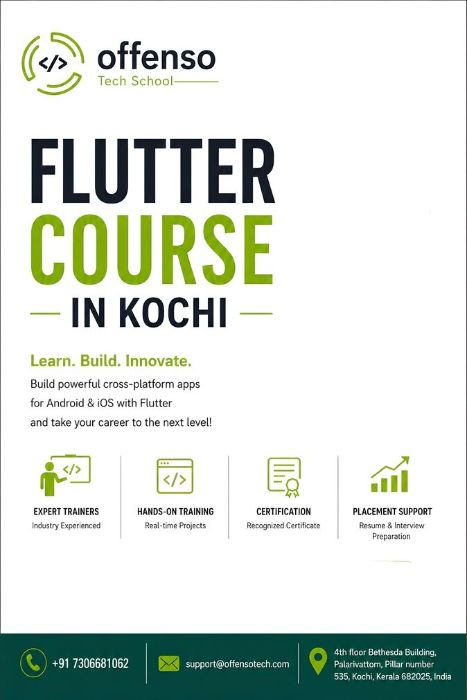advanced flutter course in kochi