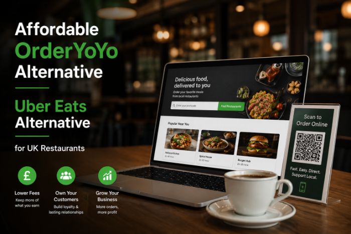 Affordable OrderYoYo Alternative Uber Eats Alternative for UK Restaurants