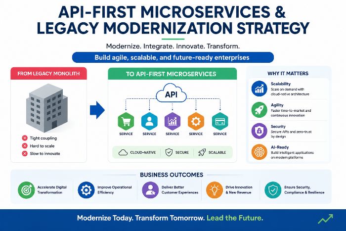 APIFirst Microservices Legacy Modernization Strategy for Enterprise Digital Transformation